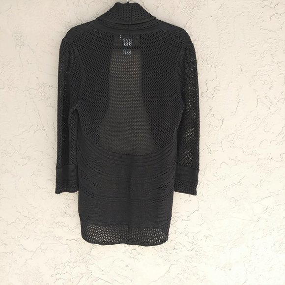 JONES NEW YORK SPORT TUNIC KNIT SHAWL SWEATER - Picture 4 of 9